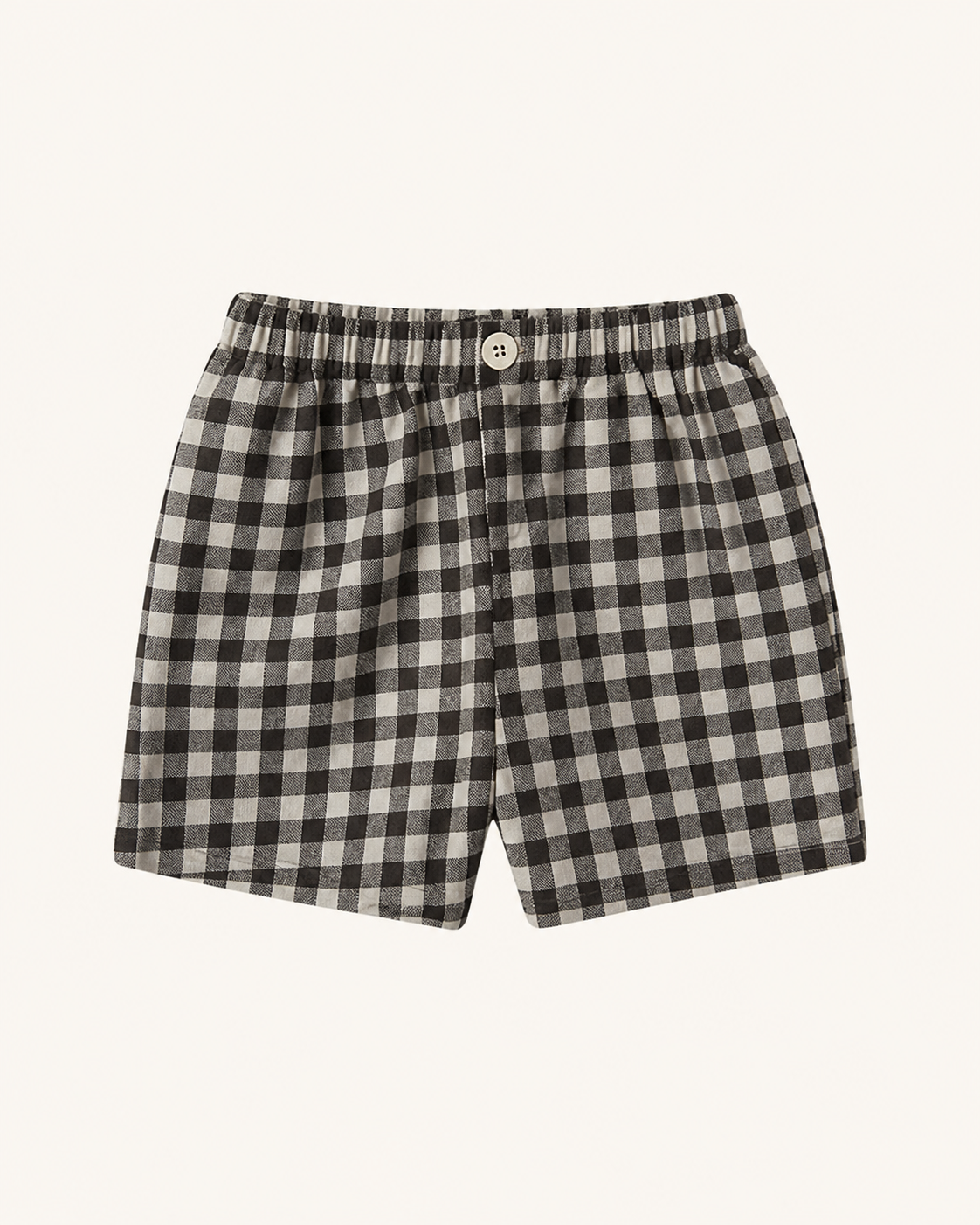 チェックボトムコレクション(ハーフパンツ)(グレーチェック)